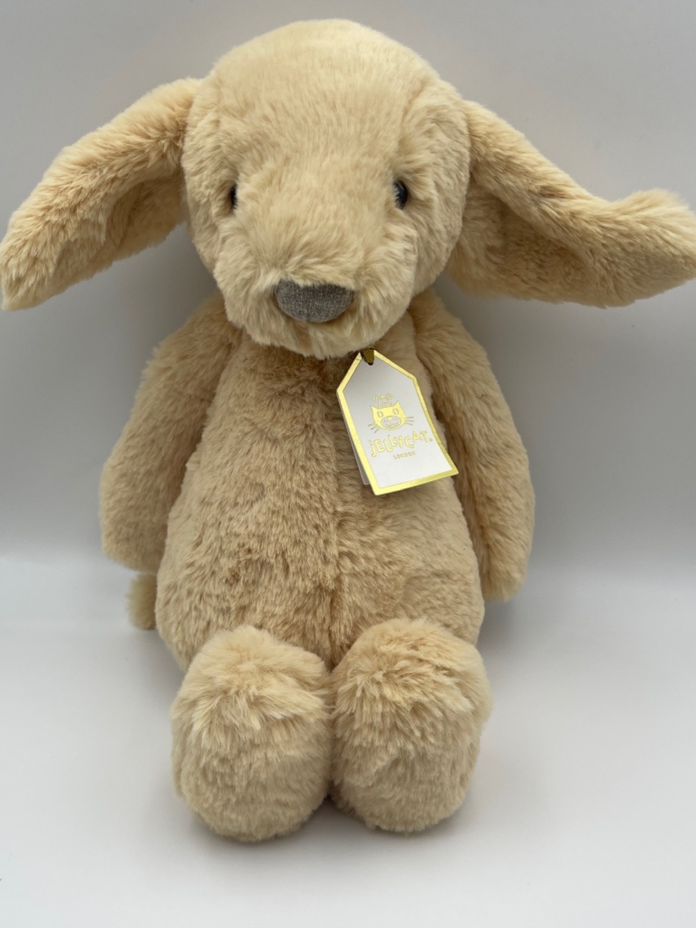 BNWT RARE JellyCat Original Bashful Luxe Puppy Orlando plush toy dog HTF cute